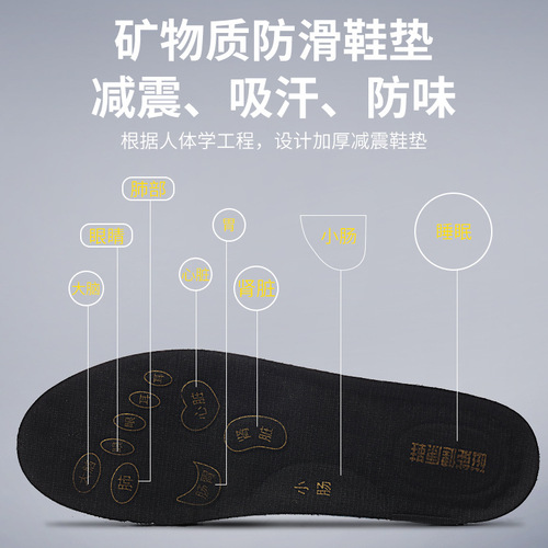 Micro-conductive insole, thickened sweat-absorbing electric pulse insole, four-season magnetic detection, terahertz energy chip DDBXD