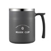 Coffee cup stainless steel with glass, thermos