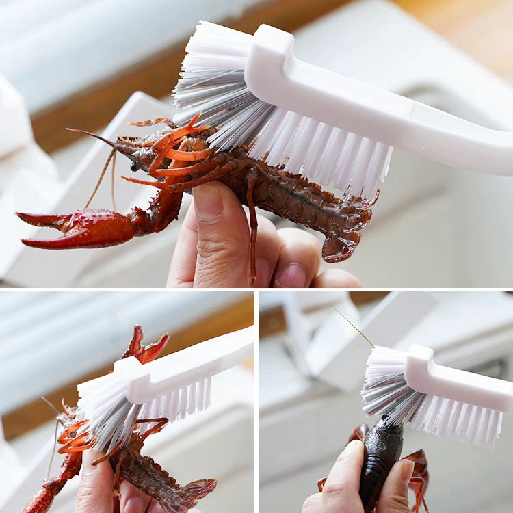 Japanese plastic brush, universal silicone bottle detergent