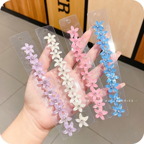 Children's small flower hair buttons for women in summer, hairpins on the side of the back of the head, small clips, headwear, Korean ins internet celebrity hairpins wholesale