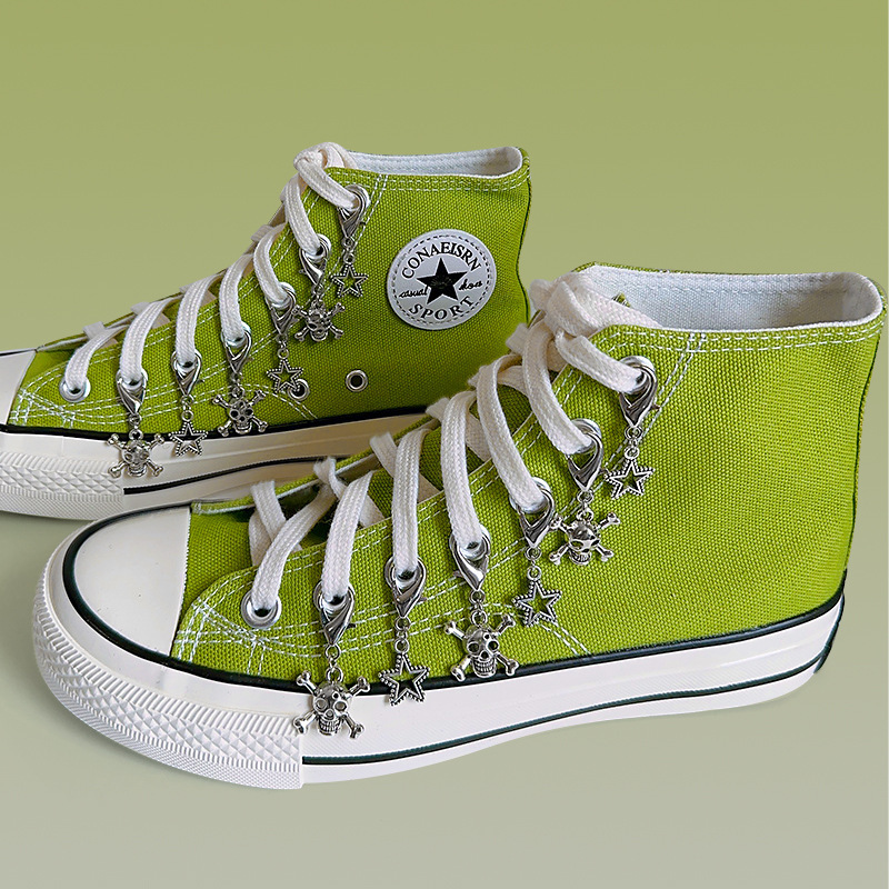 Punk Ghost Skull Shoe Buckle All-match Hollow Five-pointed Star Canvas Shoes Martins Boots Shoe Accessories Halloween Accessories Punk Ghost Skull Shoe Buckle All-match Hollow Five-pointed Star Canvas Shoes Martins Boots Shoe Accessories Halloween Accessories