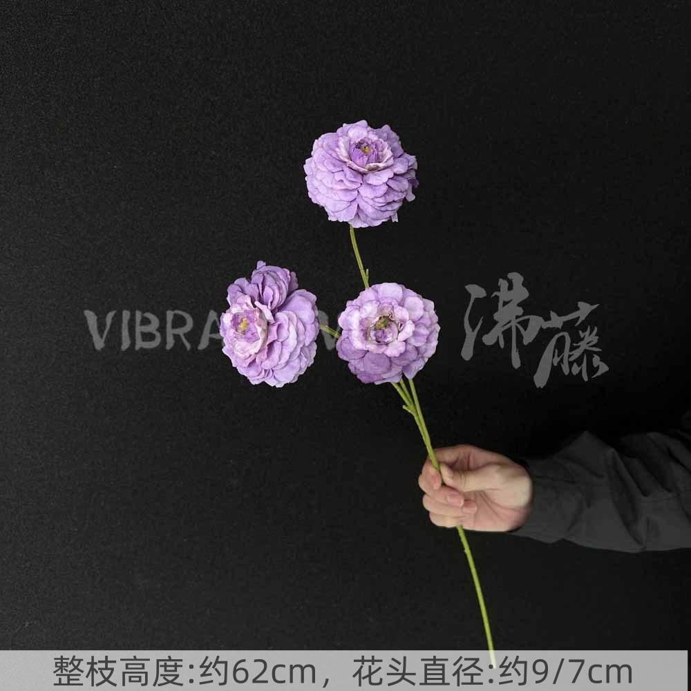 Púrpura de la boda flor artificial salón de bodas Camino de plomo techo arreglo floral Hotel Bienvenido arco piso decorativo flor artificial