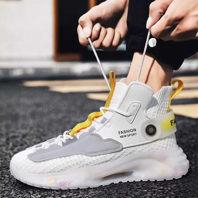 Новые модные мужские кроссовки Four Seasons для отдыха, мужские баскетбольные кроссовки (носки, обувь), мужская повседневная обувь