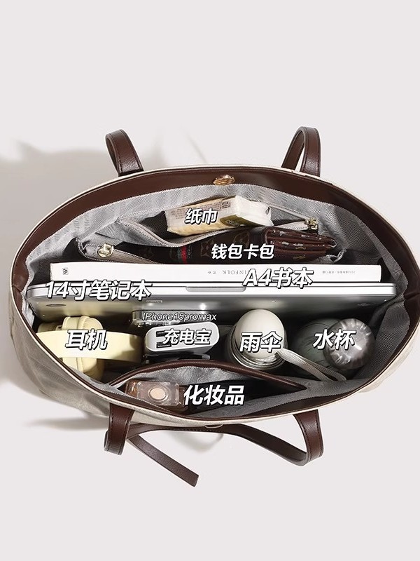 韩版热门复古PU皮托特女包休闲通勤纯色上班通勤大容量单肩包潮|undefined