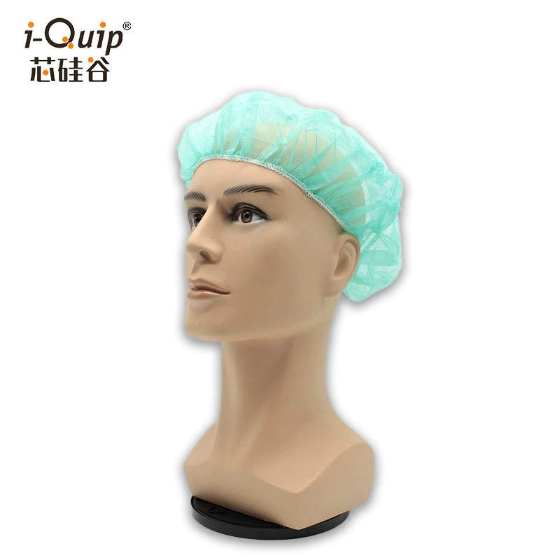 Core Силиконовая долина B5876 одноразовые нетканые головные уборы круглая шляпа пылезащитная крышка дышащая и удобная гигиеническая рабочая шляпа