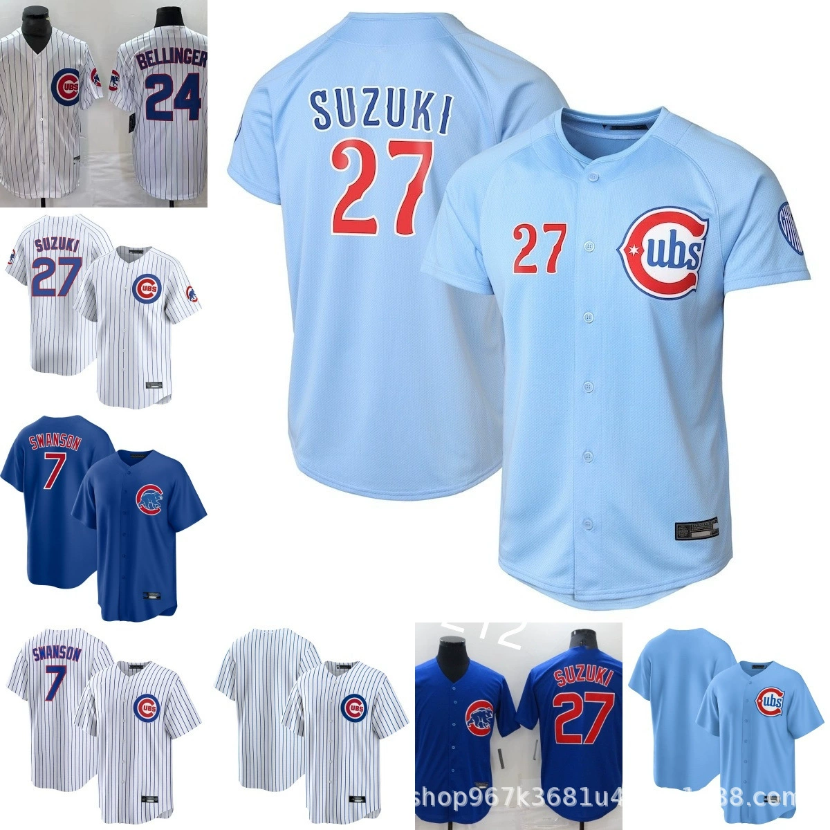 Chicago Cubs Chicago Cubs 30 Джерси Такер бейсбольная форма городская версия Джерси