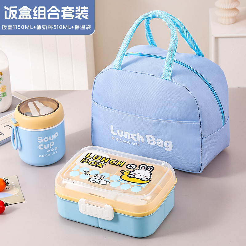 Lonchera de 3 Compartimentos Apta para Microondas