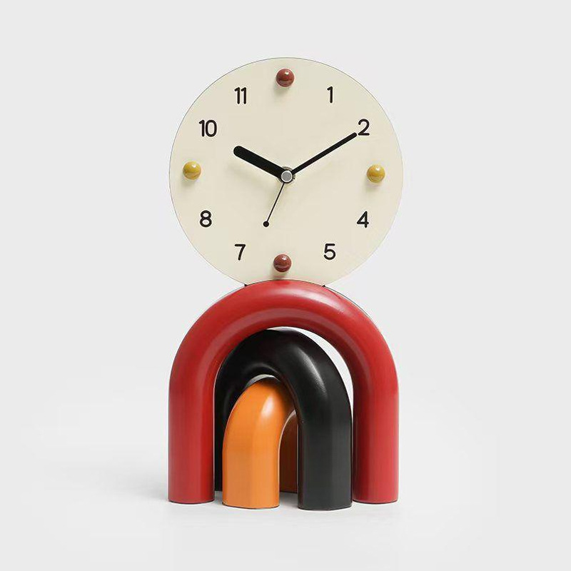 Wozoom ハウスアクセサリーリビングルームデスクトップ装飾品テレビキャビネット玄関クリエイティブホームシンプルな時計装飾