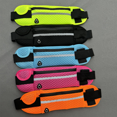 Outdoor sports running waist bag waterproof and shockproof close-fitting mobile phone bag fitness cycling belt can hold water bottle waist bag