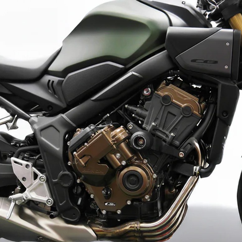 适用于本田CBR650R 2024-2025 改装防摔球胶车身保护发动机保险杠|undefined