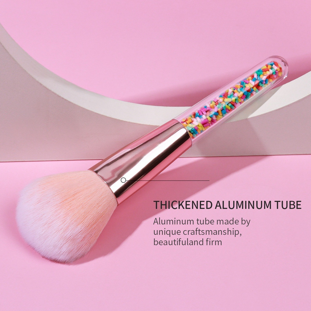 Makeup Brush Set Candy Coloured Soft Bristles Portable Tools_voghion.com