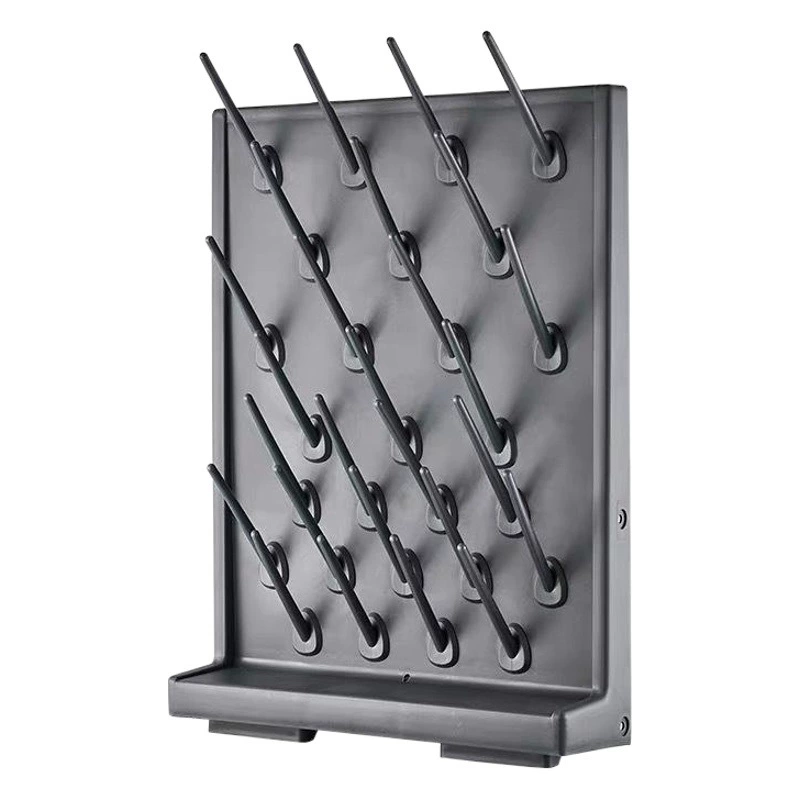 ПП капельная стойка лабораторная сливная стойка полипропиленовая односторонняя стойка для пробирок 27 капельная стойка экспериментальная настольная стойка для сопоставления 55 позиций