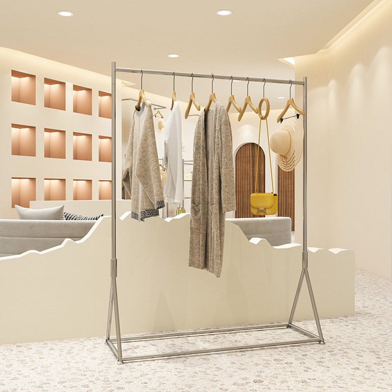 삼각 플로어 스탠드, 가로 120cm * 높이 150cm, 엄선된 스테인리스 스틸