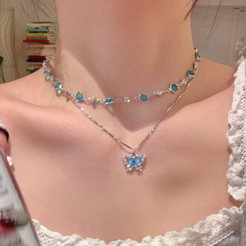 Minimalist Layered Necklace For Women With Delicate Chains_voghion.com
