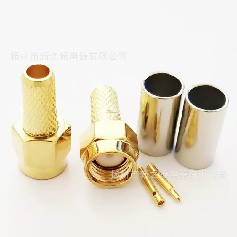 Прямая поставка с фабрики RF-разъем SMA прямой штекер SMA-J-3 с внутренней резьбой внутренний контакт подключается к 50-3/RG58 большое количество отличное качество