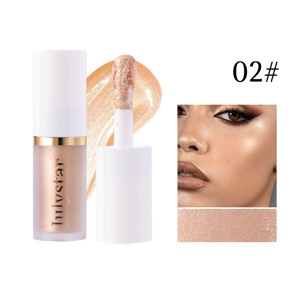 Julystar Facial Blush, Long-lasting Pearlescent Lip Brightening, Natural Highlight Contouring Liquid Set Wholesale undefined