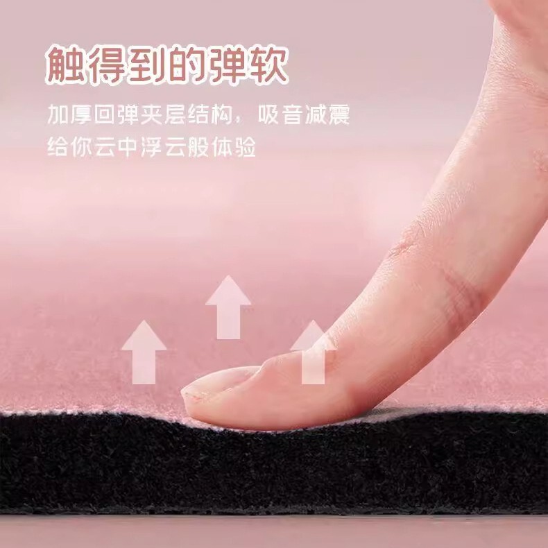 ヨガマット、フィットネスマット、ホームマット、フロアマット、女の子専用、厚みのある衝撃吸収、静音、2025新しいプロ仕様の滑り止め|undefined