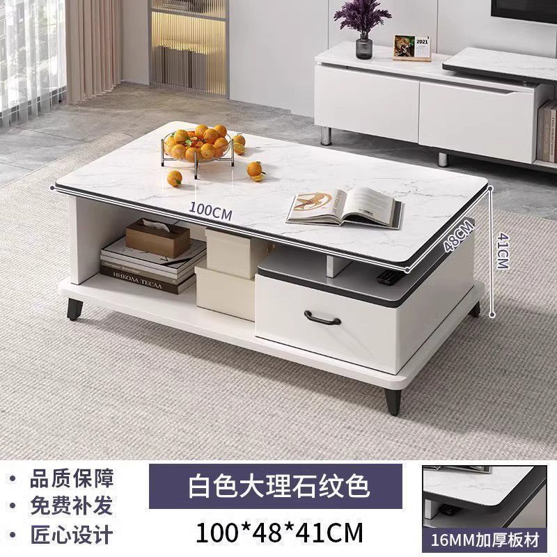 100CM 흰색 대리석 + 서랍