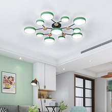 北歐馬卡龍客廳大廳吸頂燈創意個性2022新款燈具現代簡約卧室燈飾