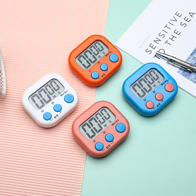 Creative Large Screen Timer Manufacturer Student Second Stopwatch Multifunction Kitchen Countdown Baking Electronic Timer