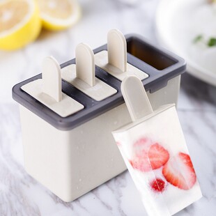 Popsicle Ice Cream Mold Food Grade with Lid Household Ice Popsicle Mold Homemade Ice Cream Artifact