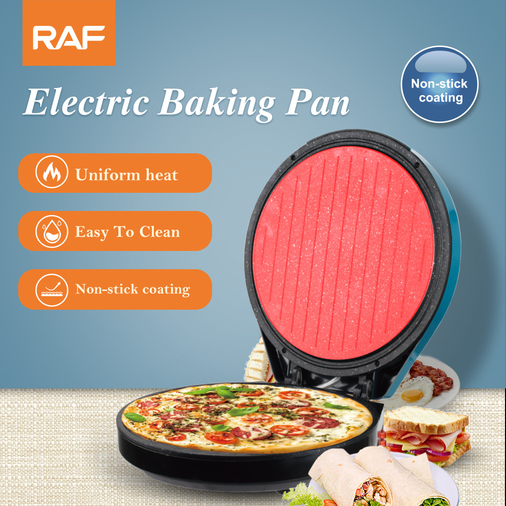 Electric Baking Pan Non-stick Double Sided Heating Pancake Maker_voghion.com