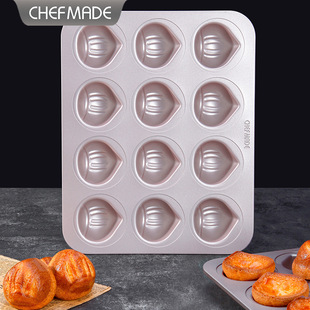 Non-Stick Cake Mold for Home Baking, Popular Online Butter Rice Cake, Chestnut Madeleine, Chestnut Muffin Mold