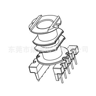 ERL28变压器骨架ERL29电木骨架高频骨架bobbin多槽立式5+5针 2814