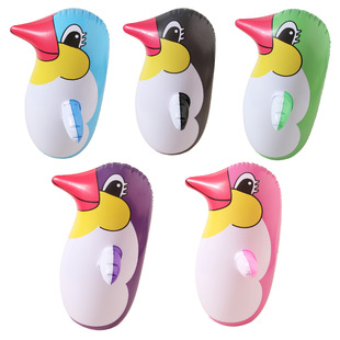 Children's animal inflatable penguin pvc inflatable children's toy cartoon small toy night market stall in stock wholesale