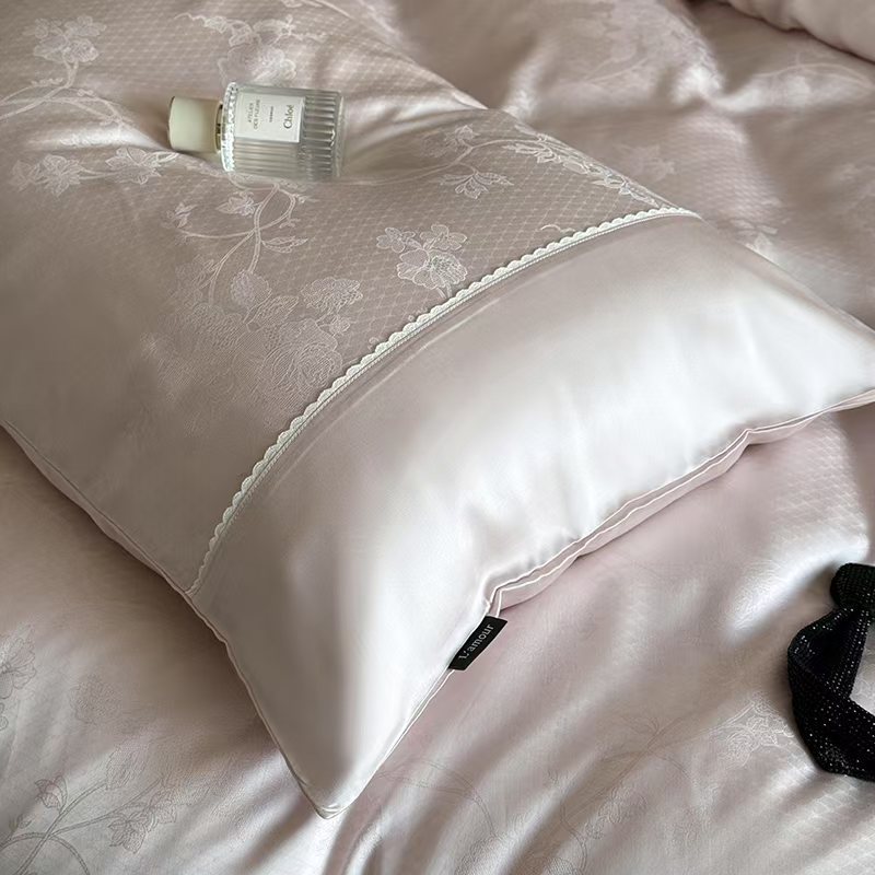 Parure de lit florale en tencel style français lyocell_voghion.com