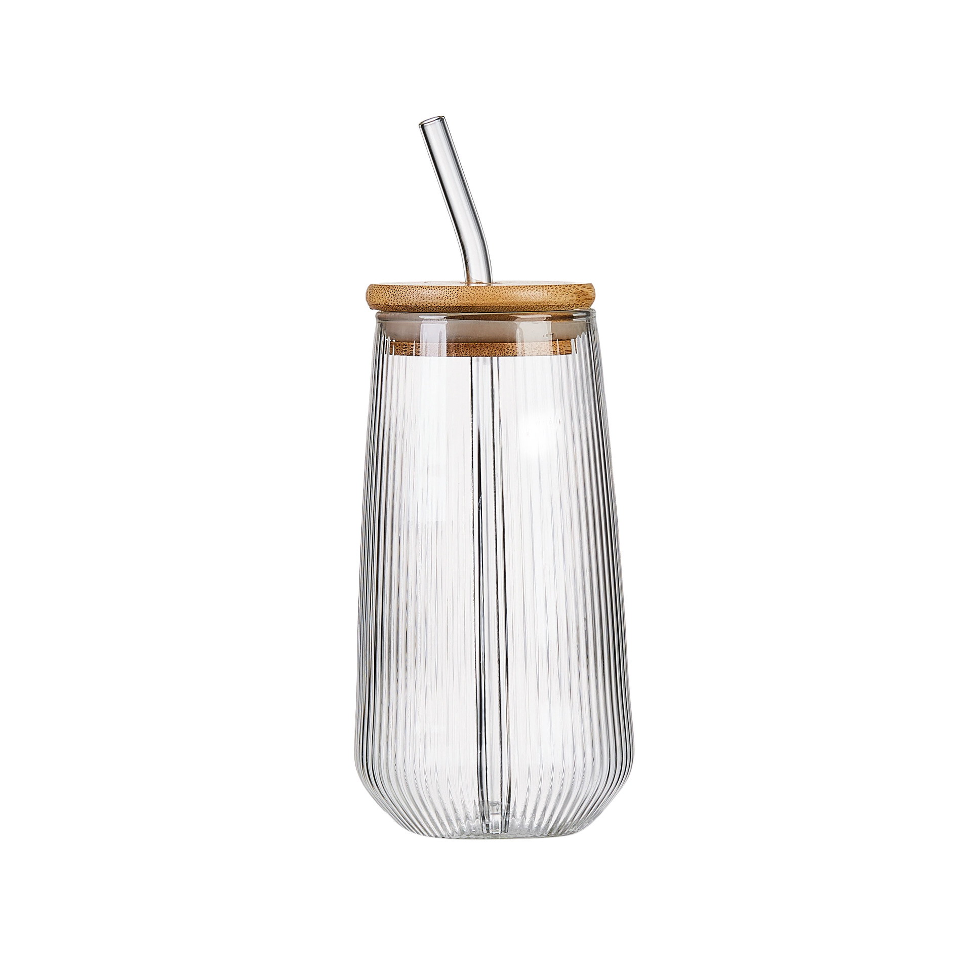Inswind gran capacidad con cubierta taza de paja de vidrio de verano de alto valor de té de frutas taza de bebida fría taza de paja de té de leche doméstica
