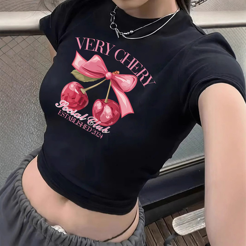 Cross-border Amazon AliExpress European and American Women's 2024 New INS Personalized Street Letter Printed Short Jacket Cross-border Amazon AliExpress European and American Women's 2024 New INS Personalized Street Letter Printed Short Jacket