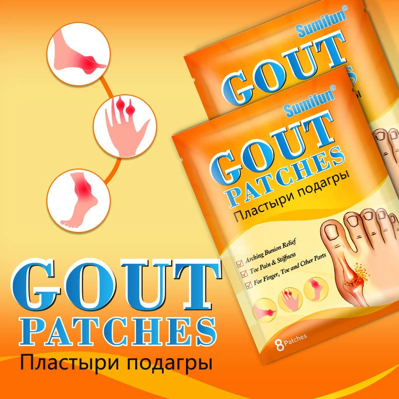 Пластырь от вальгуса Sumifun с травяной формулой для суставов, плеч, шеи и коленей, уход за мышцами, облегчение боли