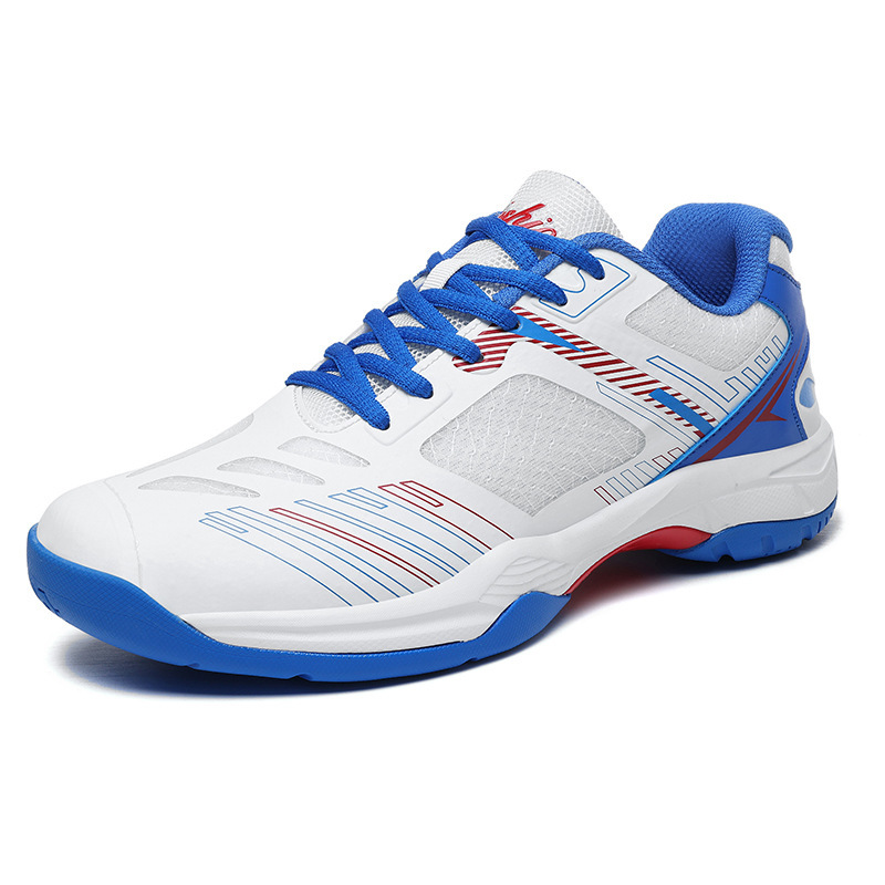 Cross-Border Foreign Trade Volleyball Tennis Shoes, Colorful Couple Shoes, Non-Slip Badminton Shoes, Competition Training Sports Shoes for Boys and Girls