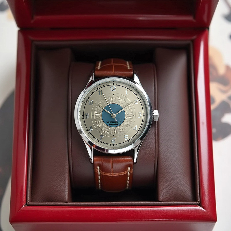 Genuine Belt Watch Men's Fashion Trend Casual Student Watch Men's Quartz Watch Wholesale Cross-Border Dropshipping