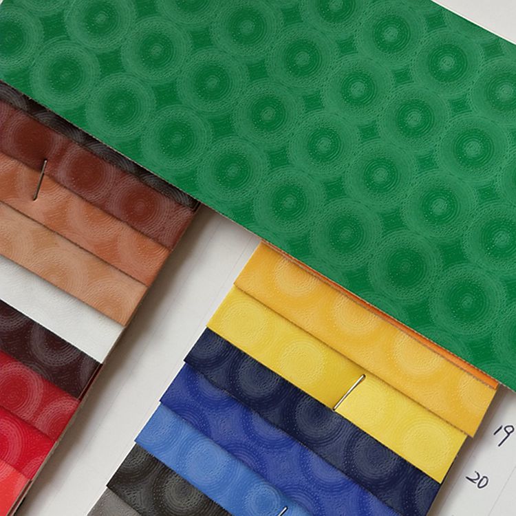 3D汽泡纹路圆点小圆圈PVC皮革面料箱包手袋装饰革L3136毛底