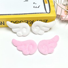 かわいい両面羽 diy アクセサリーヘアアクセサリー衣類 BB クリップ帽子靴下アクセサリー天使の羽アクセサリー卸売
