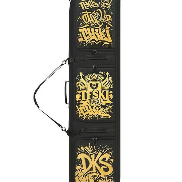 New model ski bag with wheels, single board bag, double board bag, dry and wet separation, large capacity, can be checked in