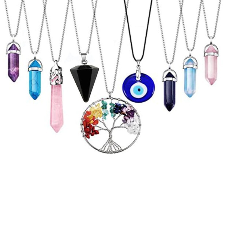 Fashion Geometric Crystal Plating Pendant Necklace 1 Piece