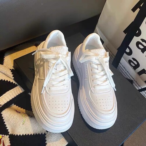 Spring and Autumn Women's Slides Spring Official Casual Shoes Women's Thick Sole White Shoes Trendy