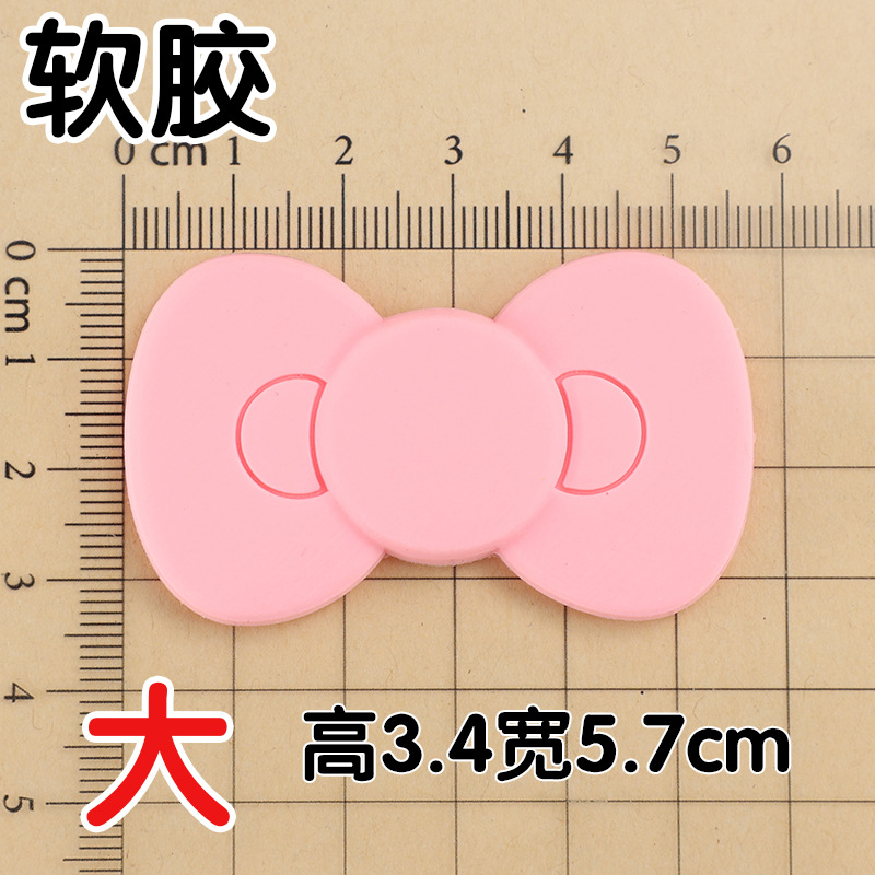 With bow, fuchsia, big, 4x