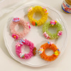 Demi-season brand cute headband, children's hair accessory for adults, hair rope, plush, Korean style