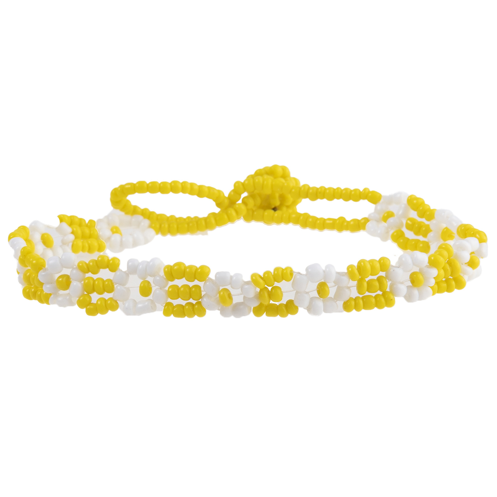 All Seasons Season Cute Flower Seed Bead Beaded Chain Stretch Adjustable Beaded Bracelets Wholesale