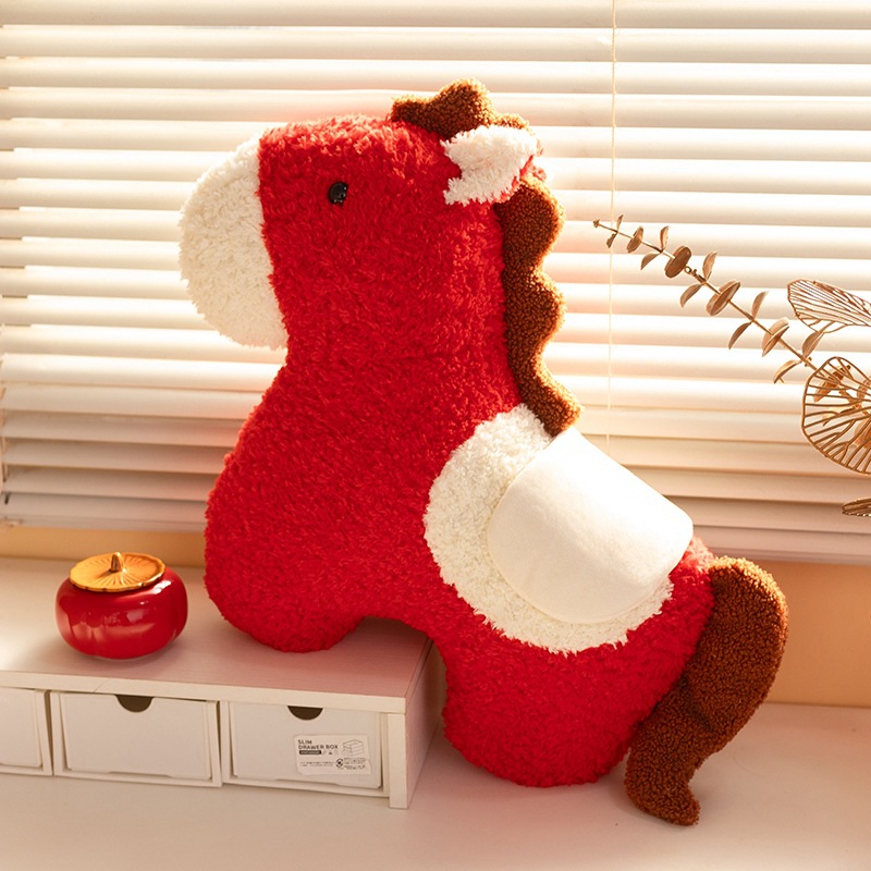 Chinese style pony pillow