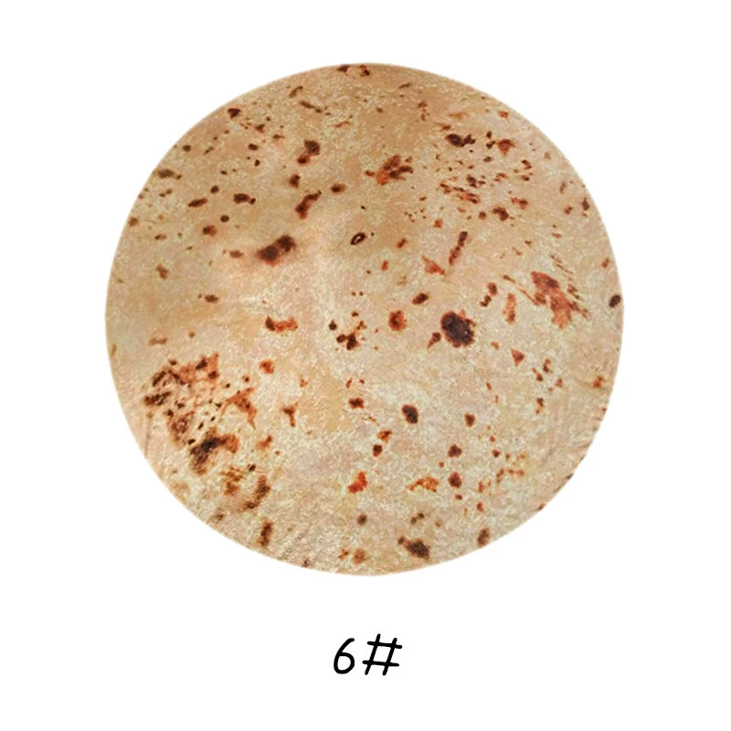 Кросс-бордер фланелевый буррито одеяло кондиционируемого офиса обеденный перерыв тонкое одеяло круглая блины крышка одеяло пицца