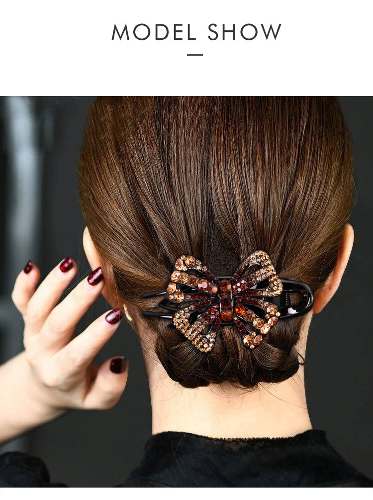 Molletta per capelli farfalla con strass accessorio retro donna_voghion.com