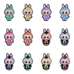 下駄アクセサリー diy 靴フラワークロス下駄バックルファスナーブララ取り外し可能な装飾バックルアッパー UV プリント