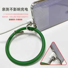 創意簡約手機鑰匙扣手機殼掛繩掛件手機飾品圓形手機掛繩工廠直銷