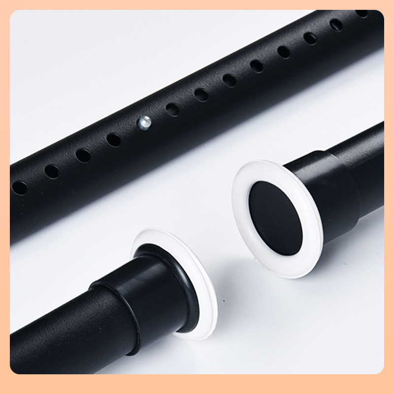 Barra de cortina extensible sin instalación, ideal para dormitorio, baño o balcón, soporte ajustable y resistente