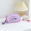 Japanese double-layer capacious pencil case, stationery for elementary school students, storage bag